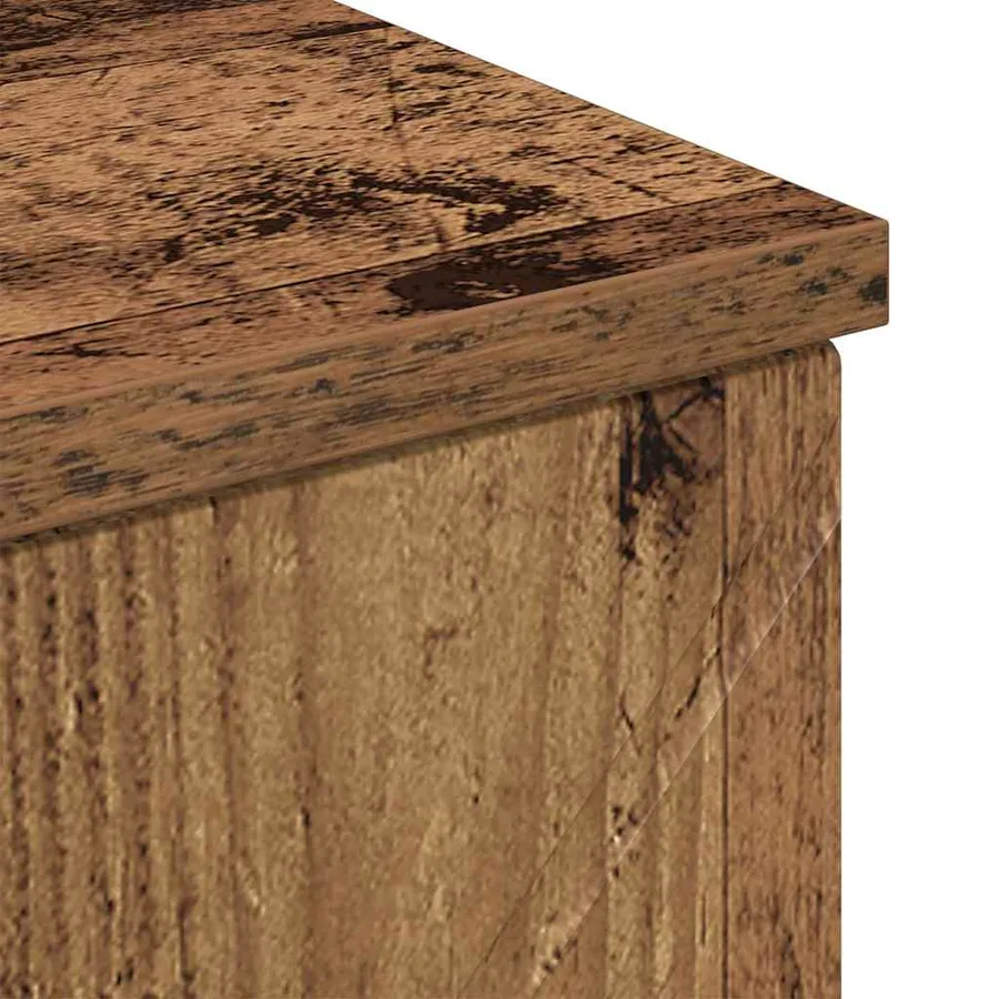Cabinet de salle de bain avec porte Bois Ancien 30 x 35 x 80 cm - 11
