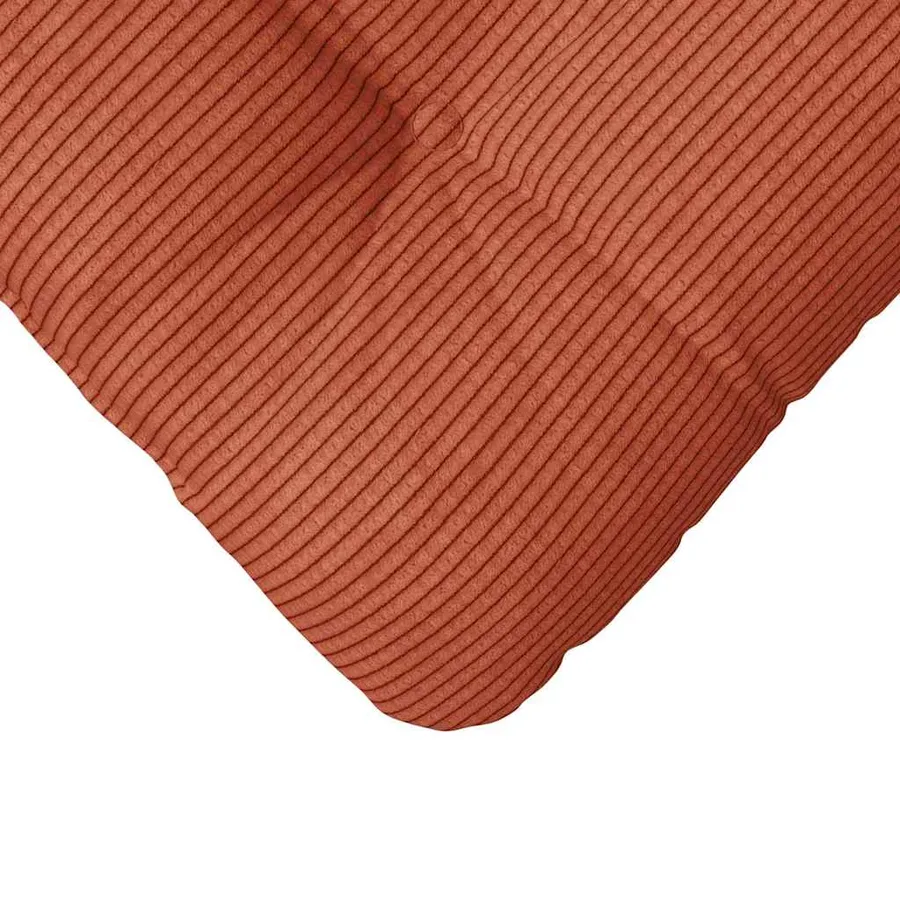 Coussins de siège 4 pcs Rouge orange 45 x 45 cm - 9