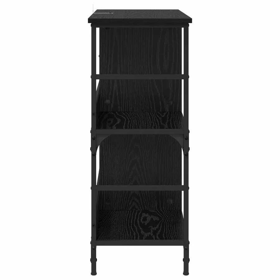 Étagère Chêne noir 78.5 x 33 x 82 cm Bois d'ingénierie - 6