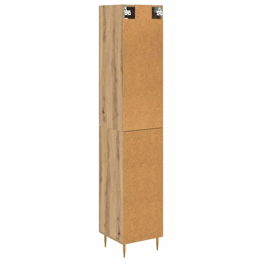 Haut Armoire 2 pcs Chêne artisanal 34,5 x 34 x 180 cm - 10