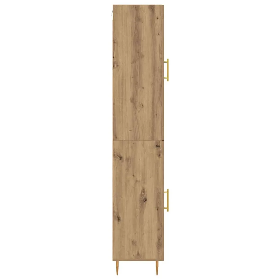 Haut Armoire 2 pcs Chêne artisanal 34,5 x 34 x 180 cm - 9