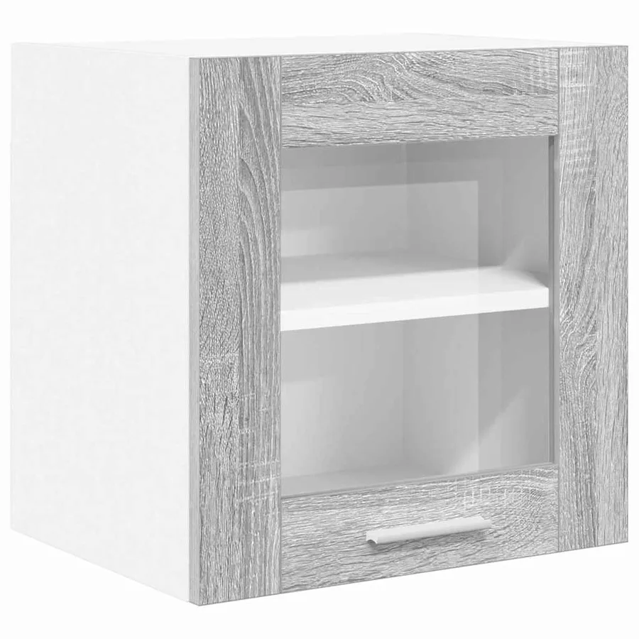 Armoire suspendue Gris Sonoma 40 x 31 x 40 cm Bois d'ingénierie - 2