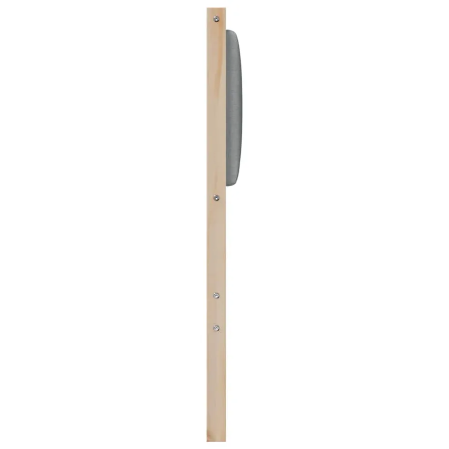 Tête de lit Marron Bois massif en pin - 5