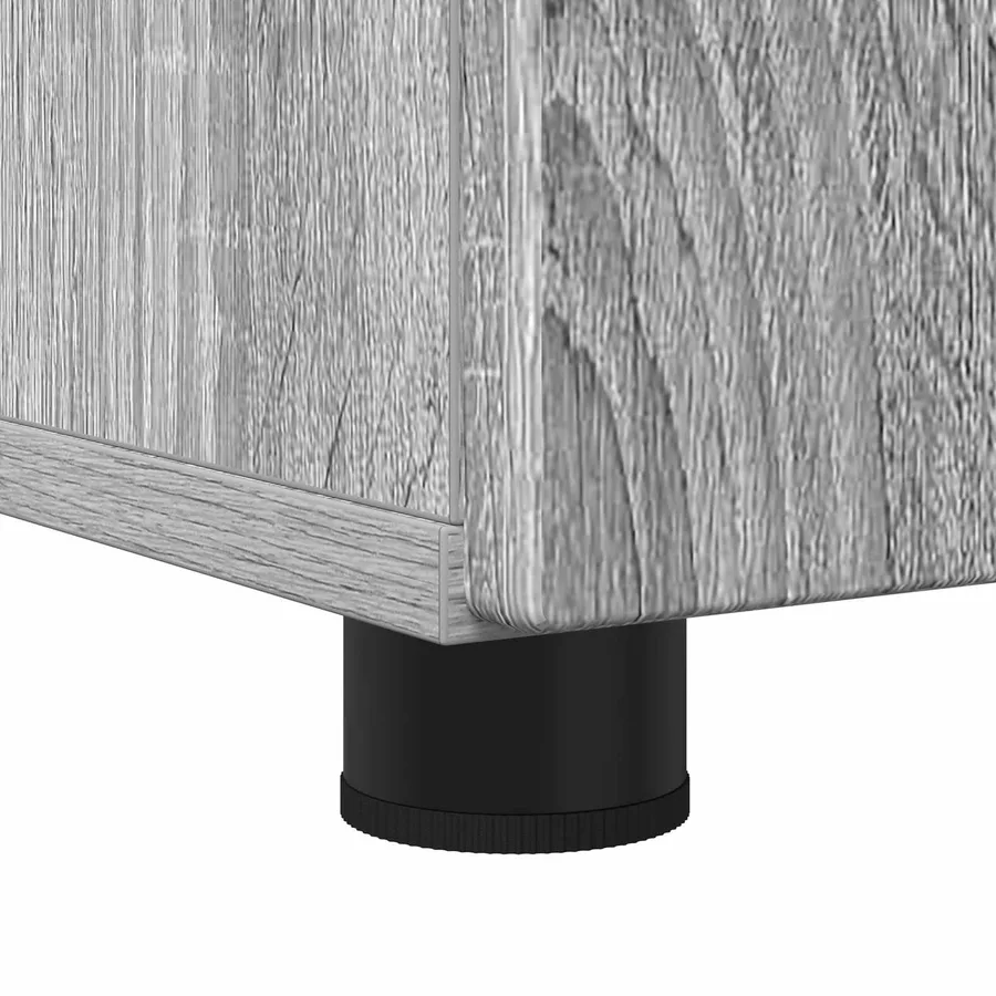 Cabinet de salle de bain avec porte Gris Sonoma 30 x 35 x 80 cm - 9