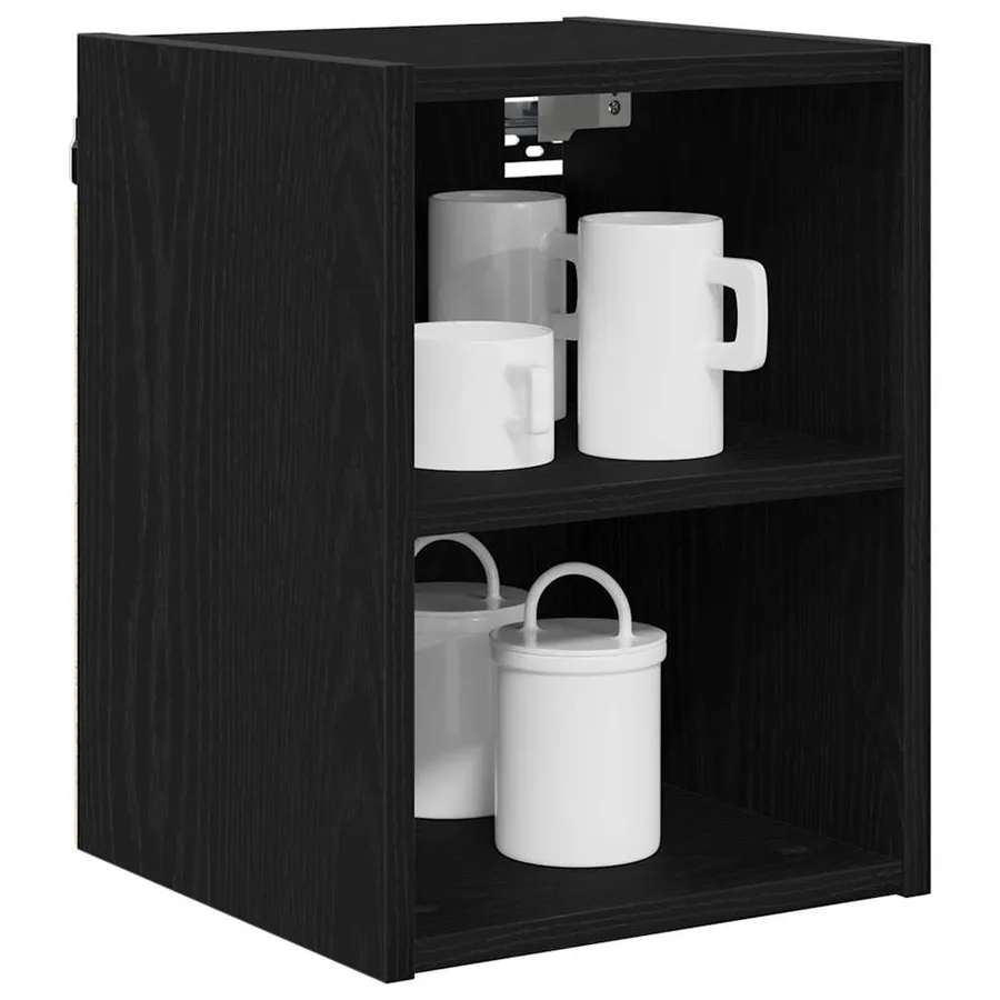 Armoire suspendue avec stockage Chêne noir 30 x 29,5 x 40 cm - 3