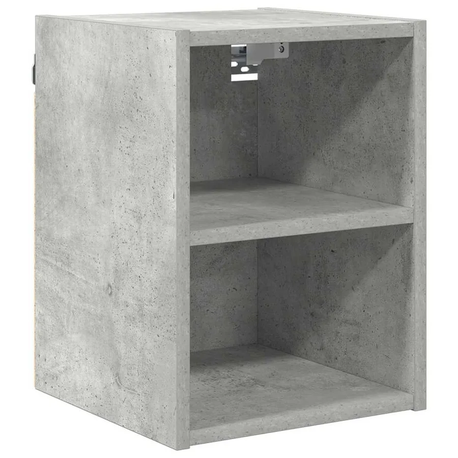 Armoire suspendue avec stockage Gris béton 30 x 29,5 x 40 cm - 2