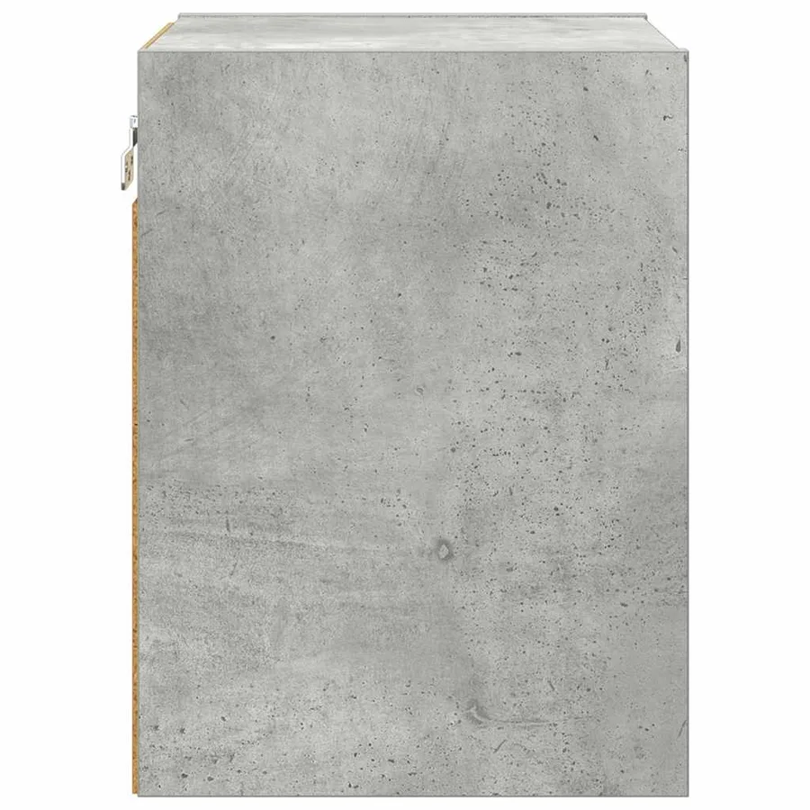 Armoire suspendue avec stockage Gris béton 30 x 29,5 x 40 cm - 6