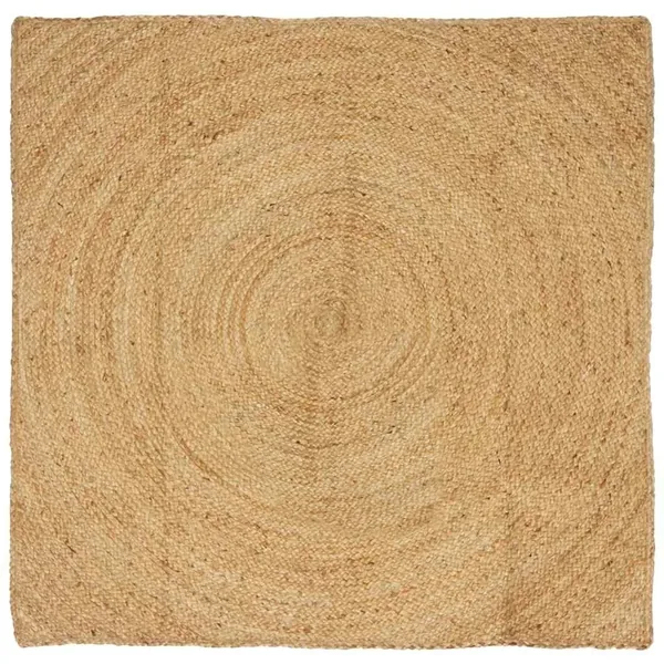 Tapis de surface Naturel 120 x 120 cm Jute