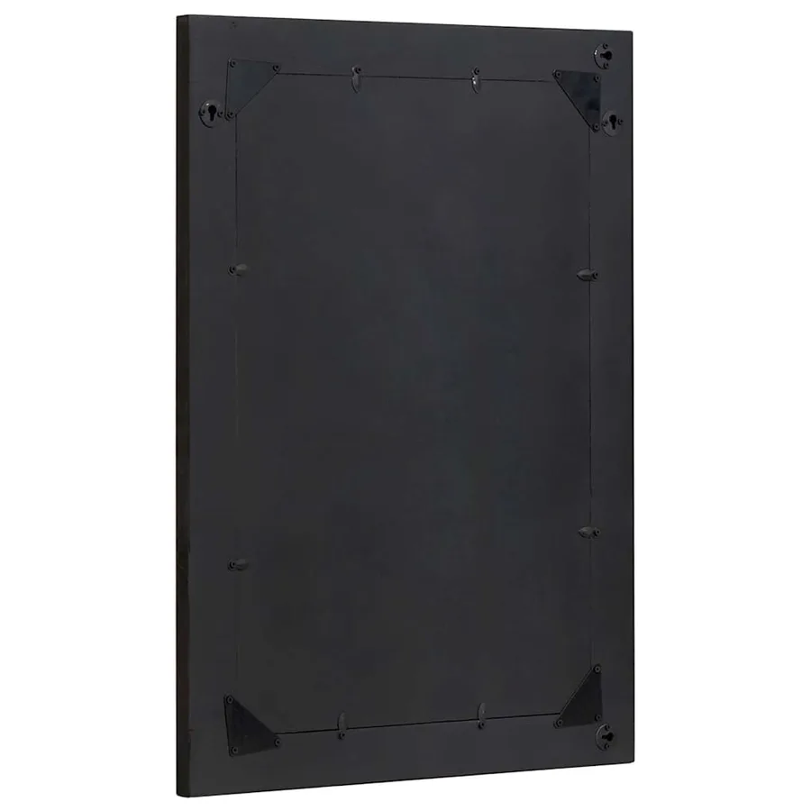 Miroir de salle de bain Noir et argent 70 x 50 x 2,5 cm - 3