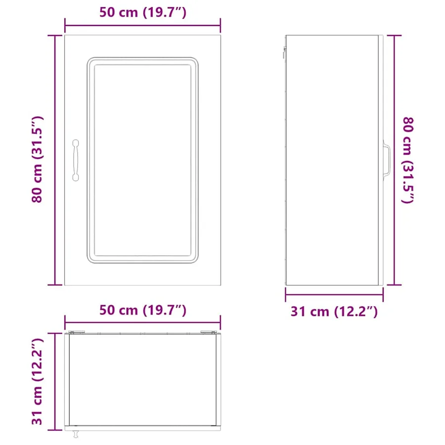 Panneau de lave-vaisselle Kalmar Blanc 50 x 31 x 80 cm - 13