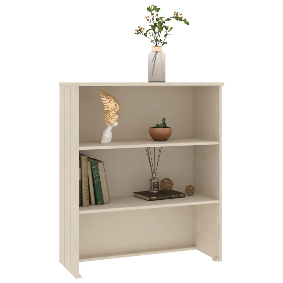 Dessus de buffet HAMAR Marron miel 85x35x100 cm Bois de pin - 5