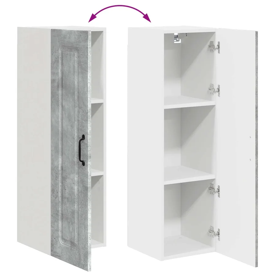 Panneau de lave-vaisselle Kalmar Gris béton 30 x 31 x 100 cm - 11