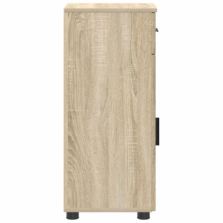 Cabinet de salle de bain Chêne Sonoma 30 x 35 x 80 cm - 7