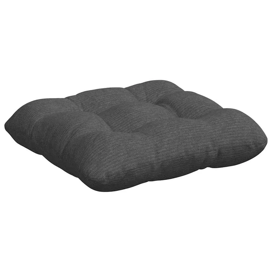Coussins de siège 4 pcs Gris foncé 45 x 45 cm - 5