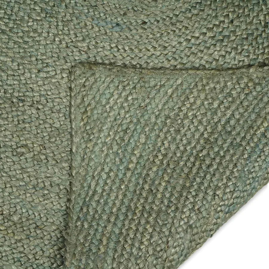 Tapis de surface Vert olive 80 x 250 cm Jute - 3
