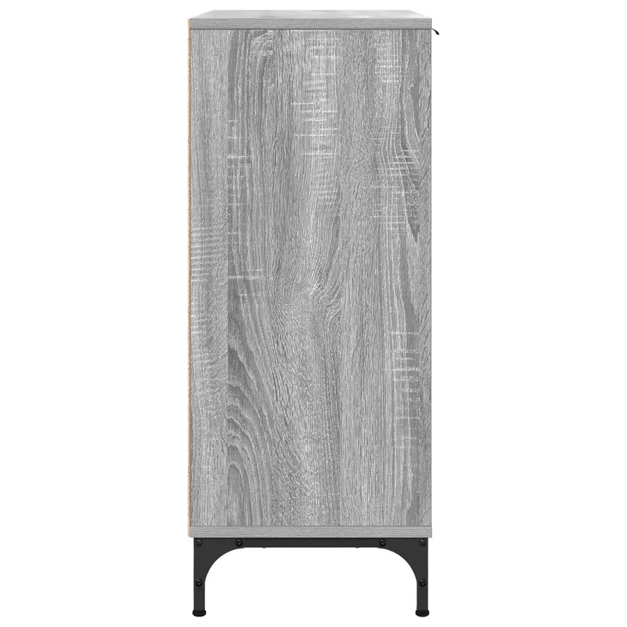 Buffet Gris Sonoma 89,5 x 33 x 82 cm Bois d'ingénierie - 7