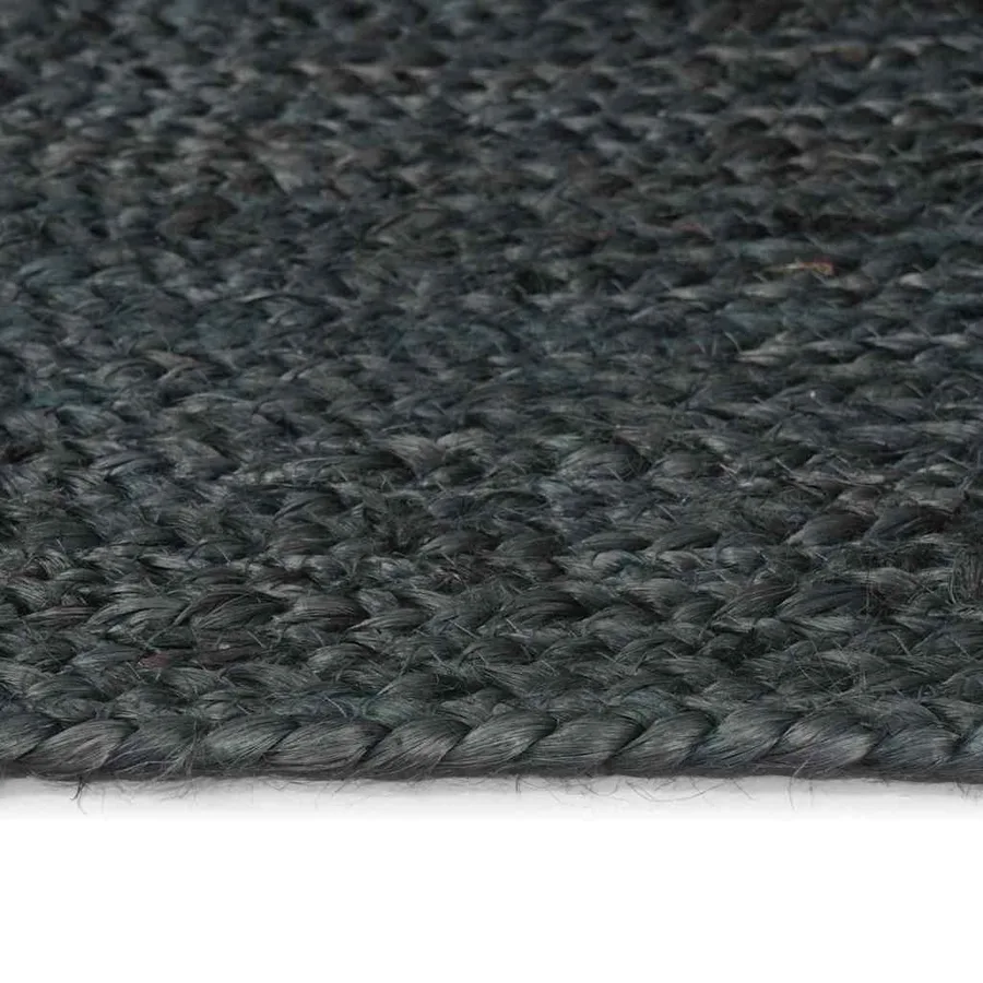 Tapis de surface Gris foncé 60 x 110 cm Jute - 4