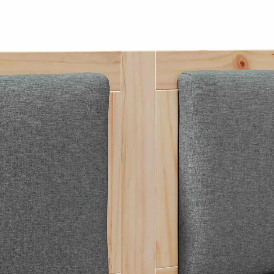 Tête de lit Autre Marron 150 cm Bois massif en pin - 7