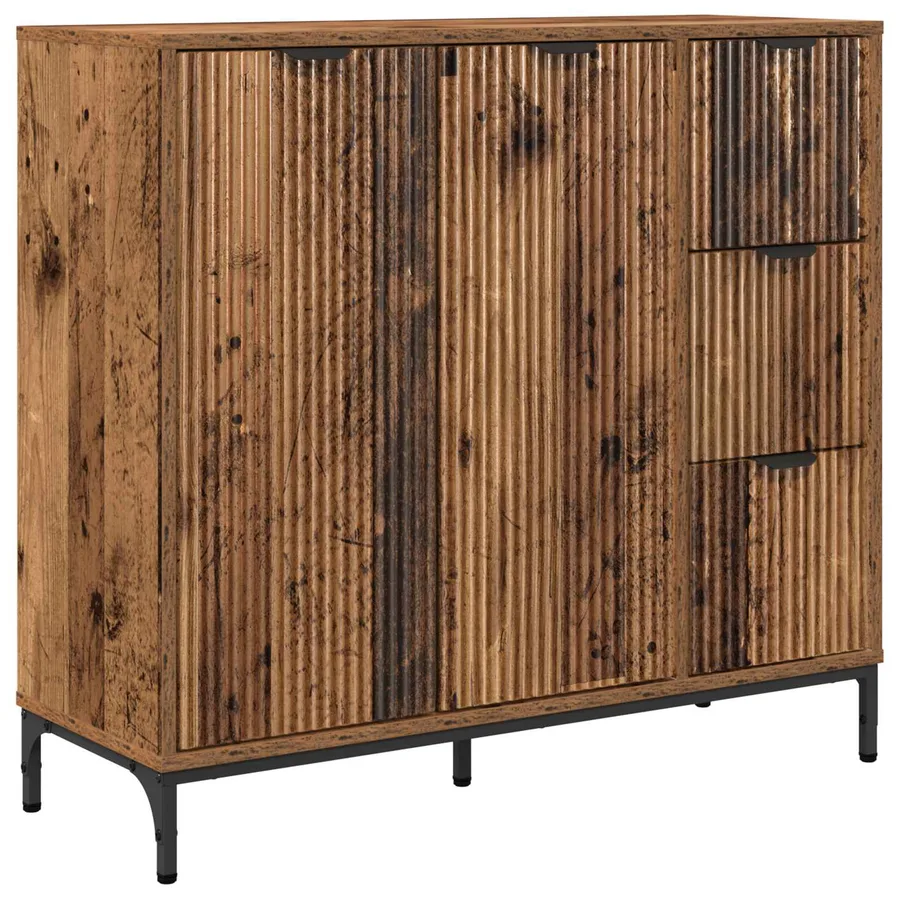 Buffet Bois ancien 89,5 x 33 x 82 cm Bois d'ingénierie - 2