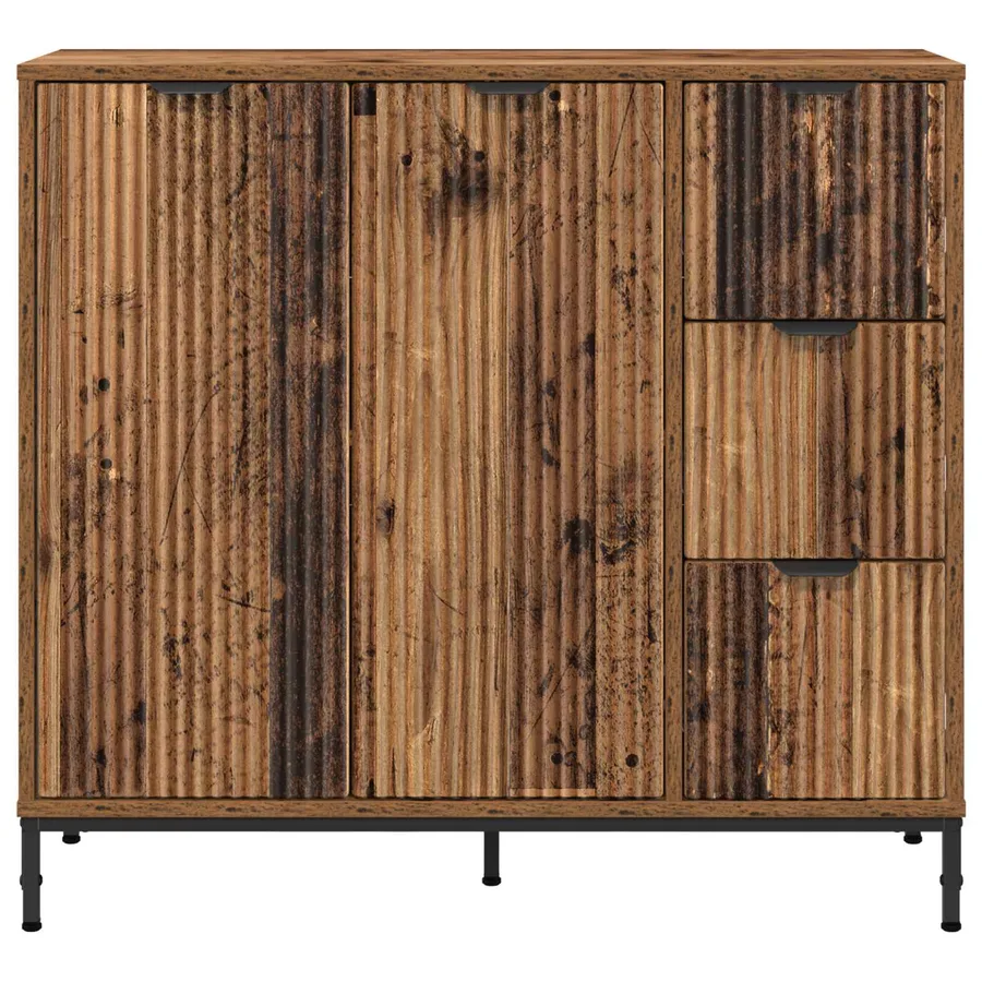 Buffet Bois ancien 89,5 x 33 x 82 cm Bois d'ingénierie - 6