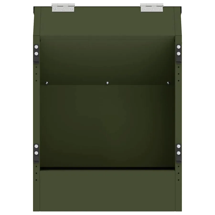 Distributeur pour lapins Vert olive 64.5 x 25.5 x 45.5 cm - 5