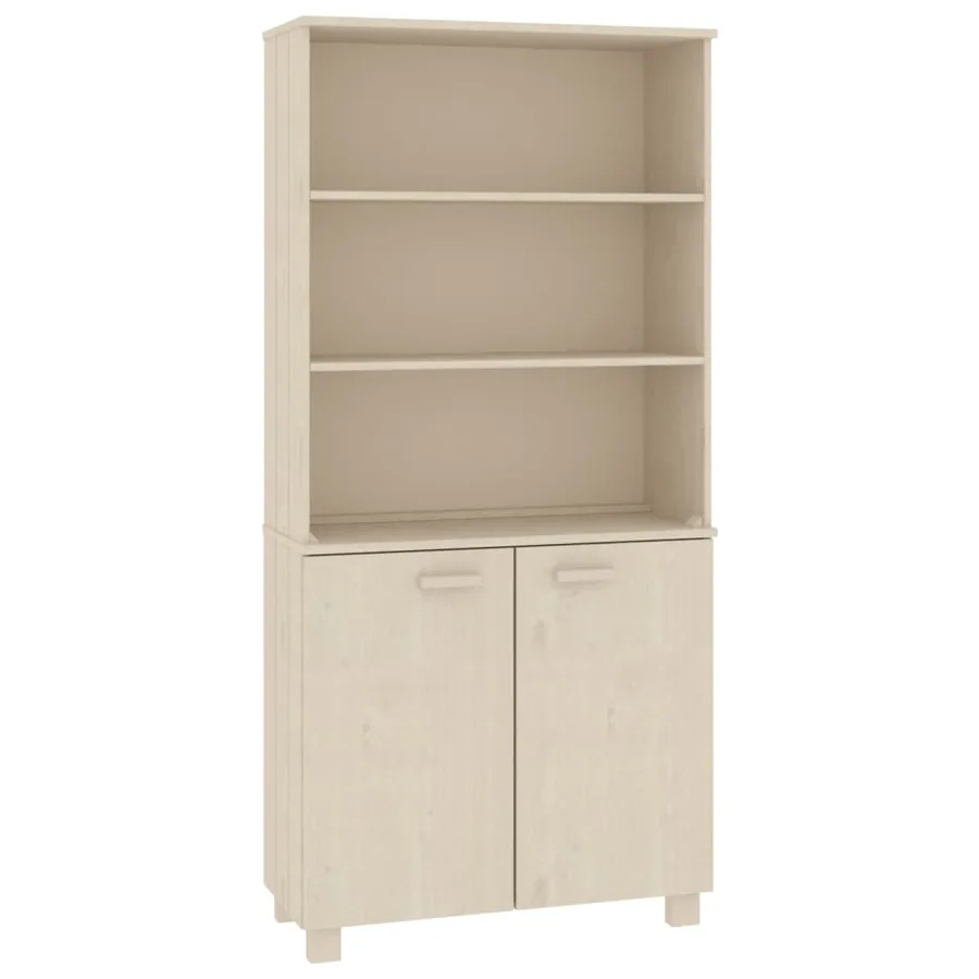 Buffet HAMAR Bois massif de pin Marron miel - 2