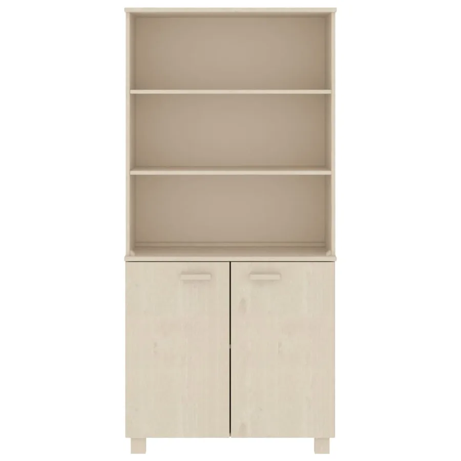 Buffet HAMAR Bois massif de pin Marron miel - 3