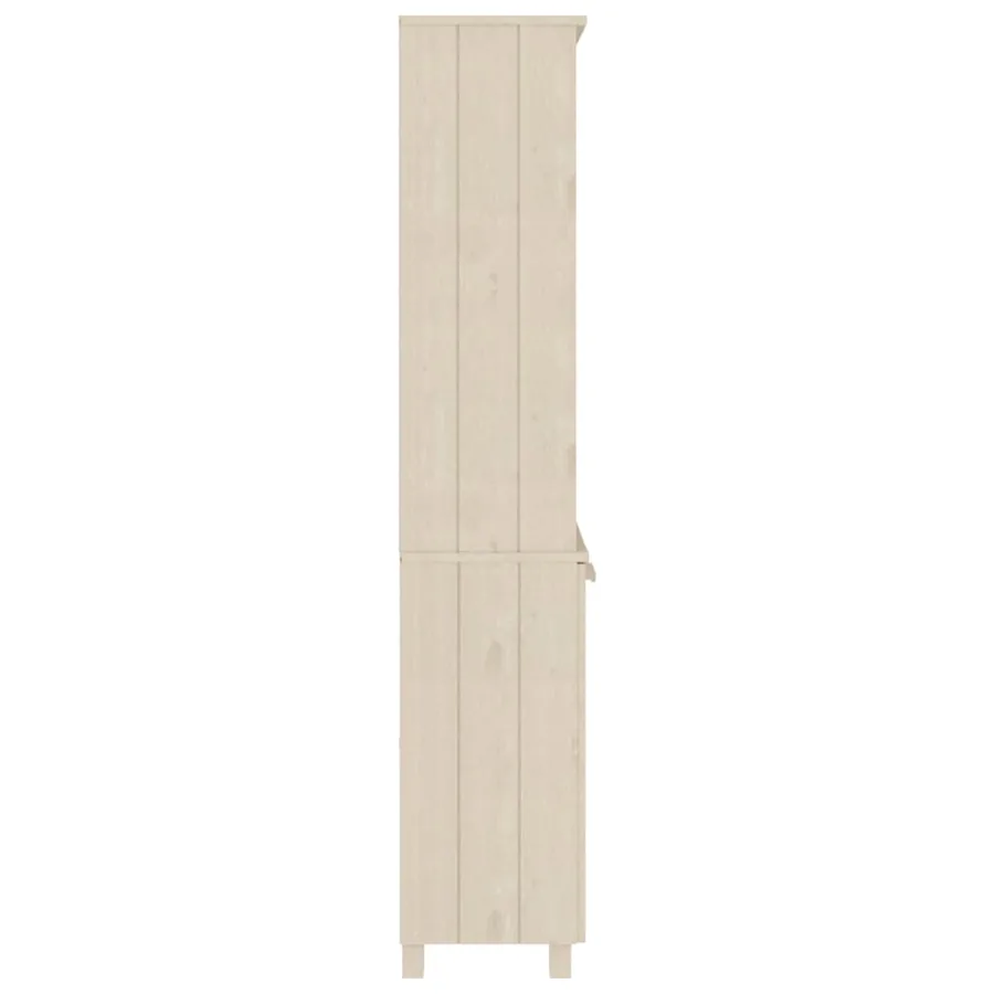 Buffet HAMAR Bois massif de pin Marron miel - 4