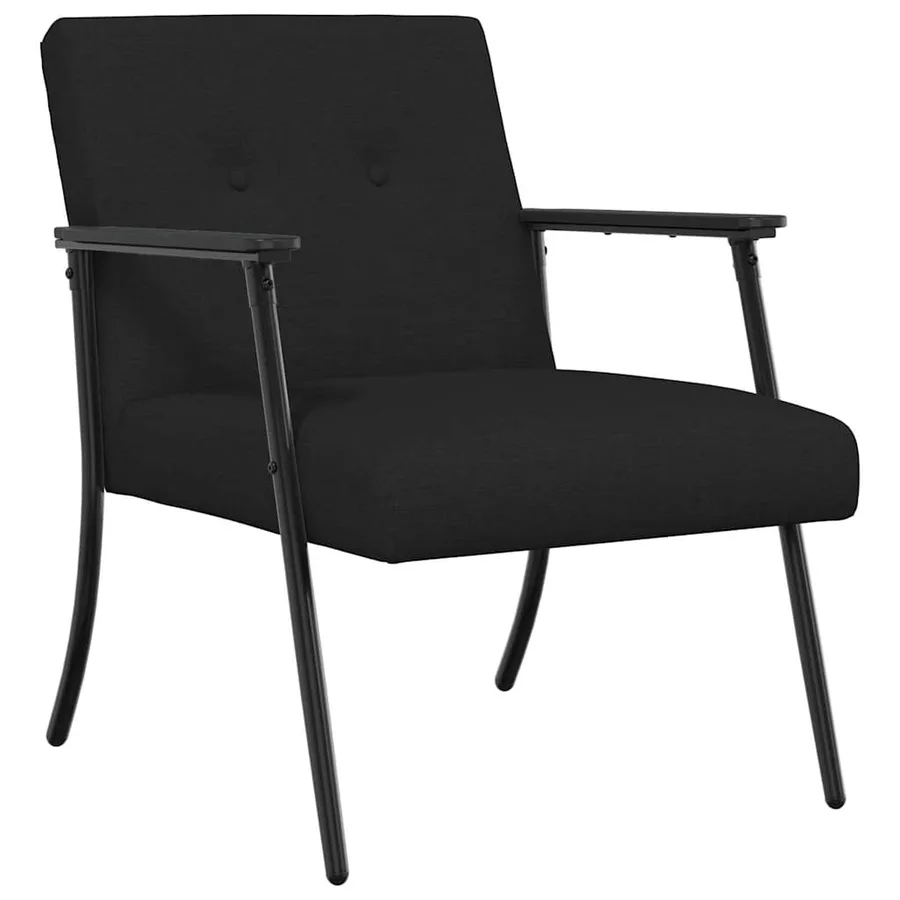 fauteuil Noir tissu - 2