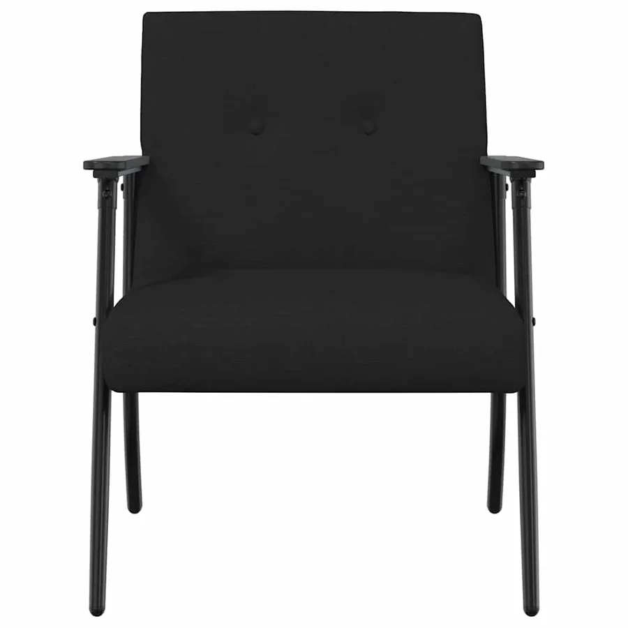 fauteuil Noir tissu - 4
