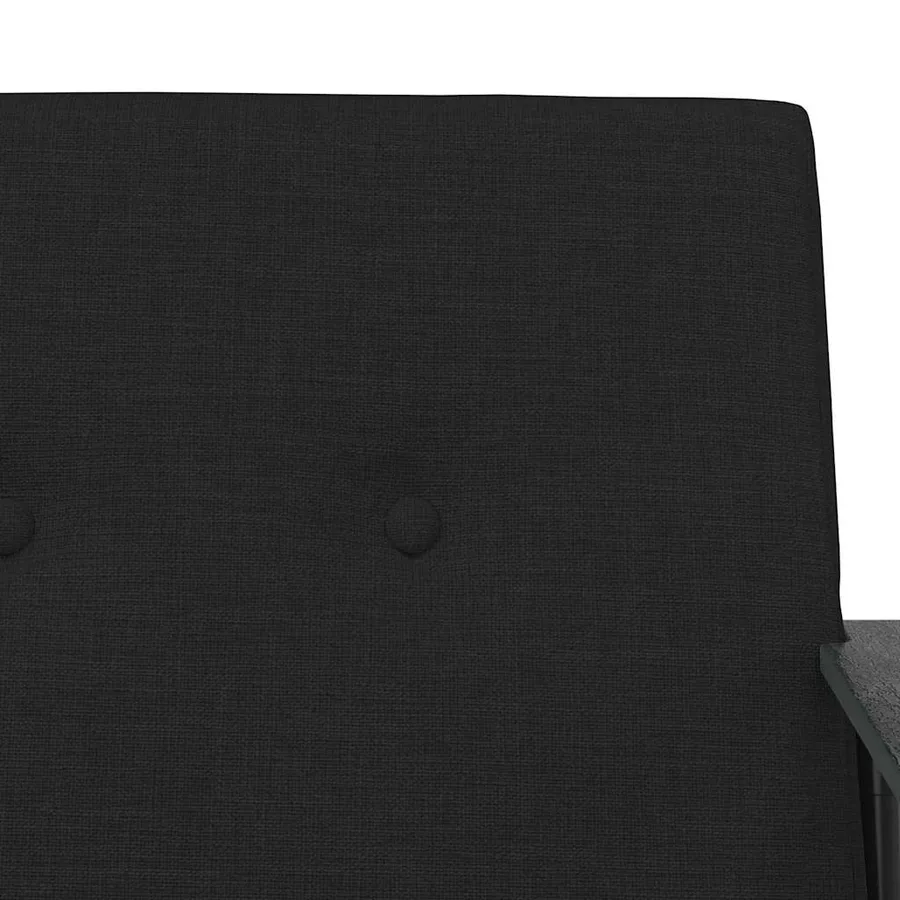 fauteuil Noir tissu - 7