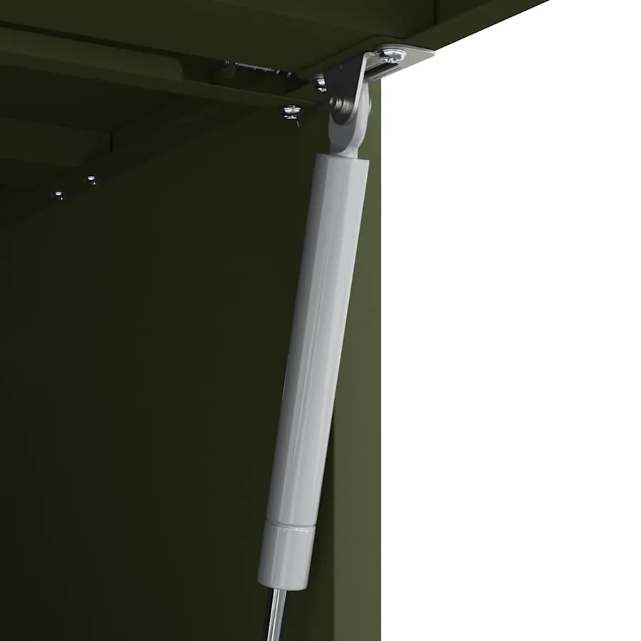 Armoire murale pour garage Vert olive 90 x 40 x 53 cm - 10