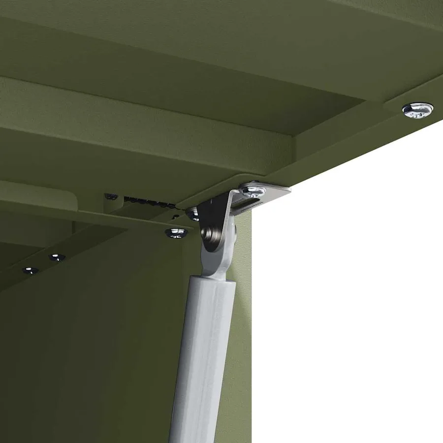 Armoire murale pour garage Vert olive 90 x 33 x 35 cm - 10