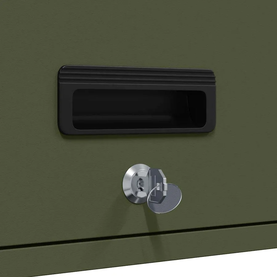 Armoire murale pour garage Vert olive 90 x 33 x 35 cm - 11