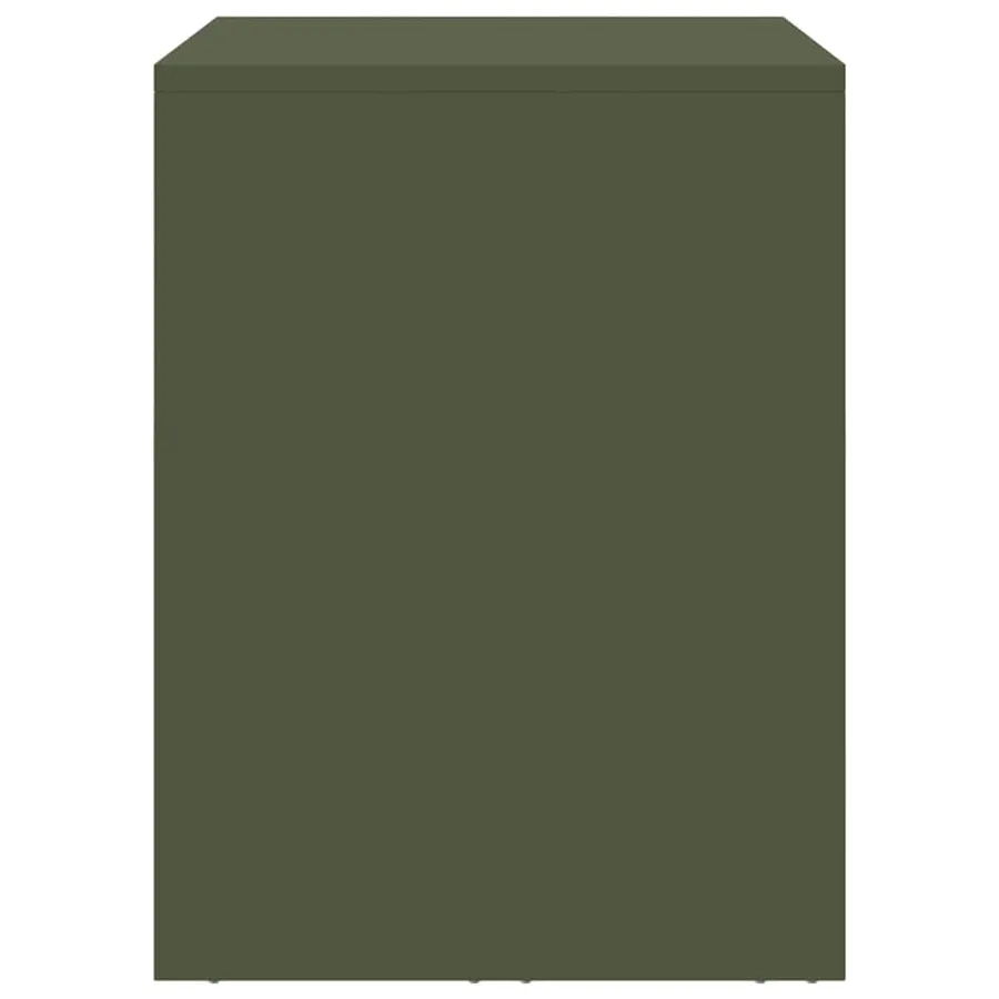 Armoire murale pour garage Vert olive 90 x 33 x 35 cm - 7