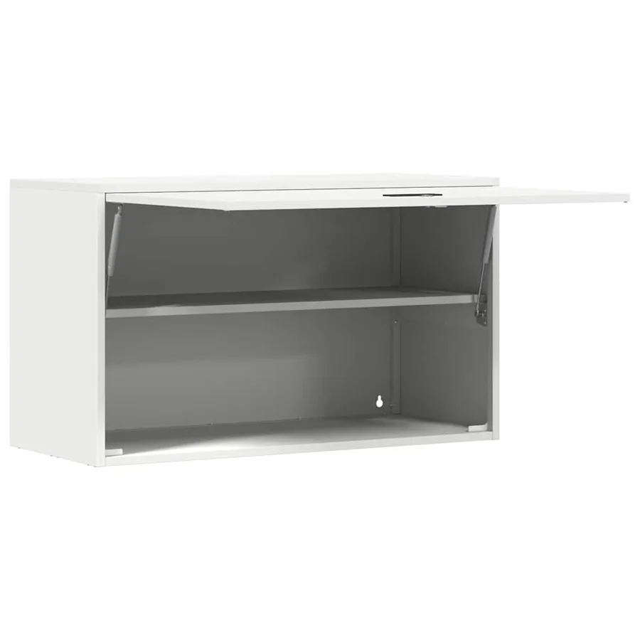Armoire murale pour garage Blanc 90 x 40 x 53 cm - 5