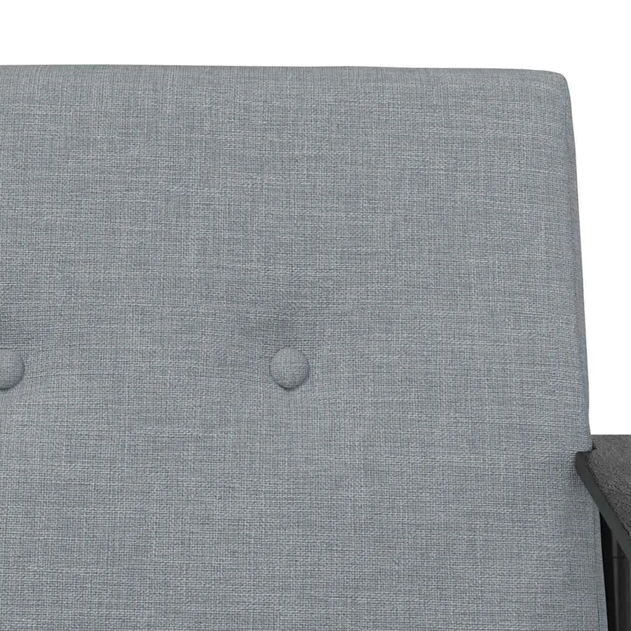 fauteuil Gris clair tissu - 7