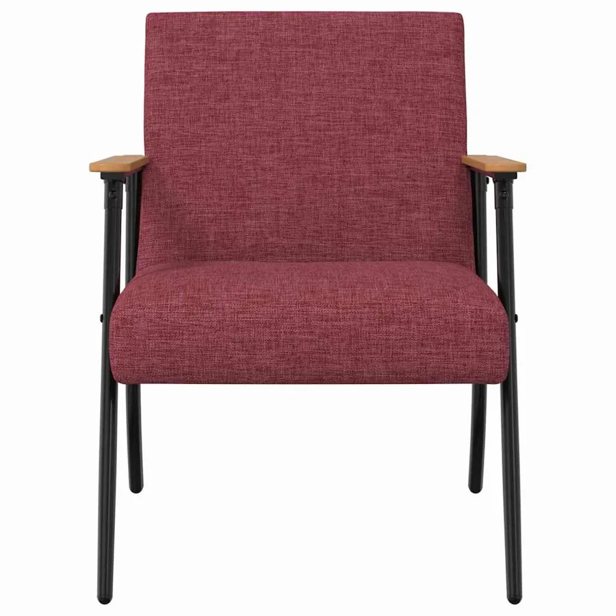 fauteuil Bordeaux tissu - 4