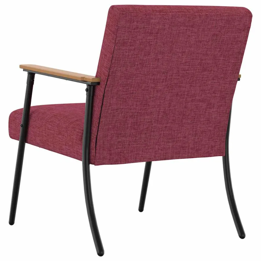 fauteuil Bordeaux tissu - 6