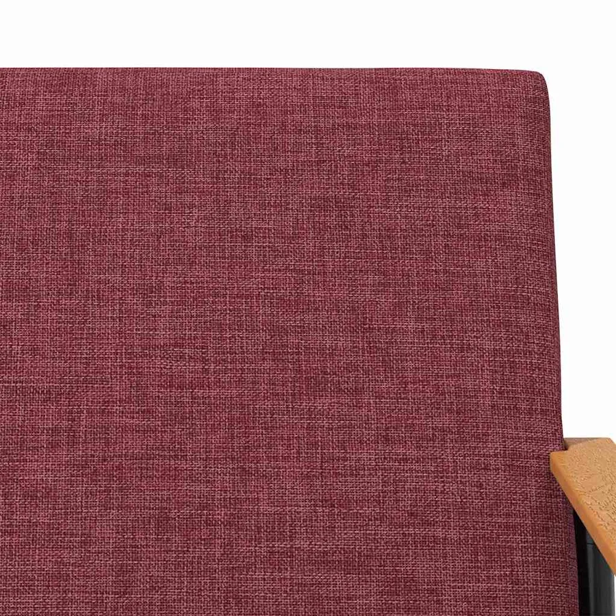 fauteuil Bordeaux tissu - 7