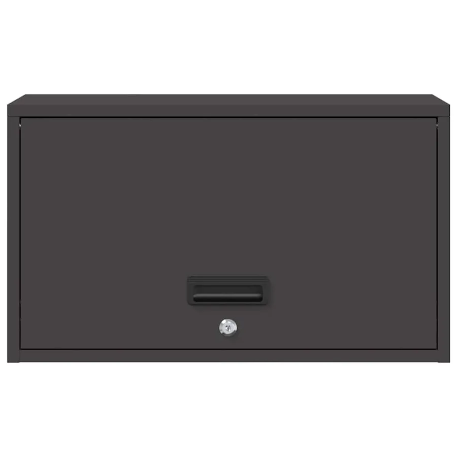 Armoire murale pour garage Noir 60 x 33 x 35 cm - 6