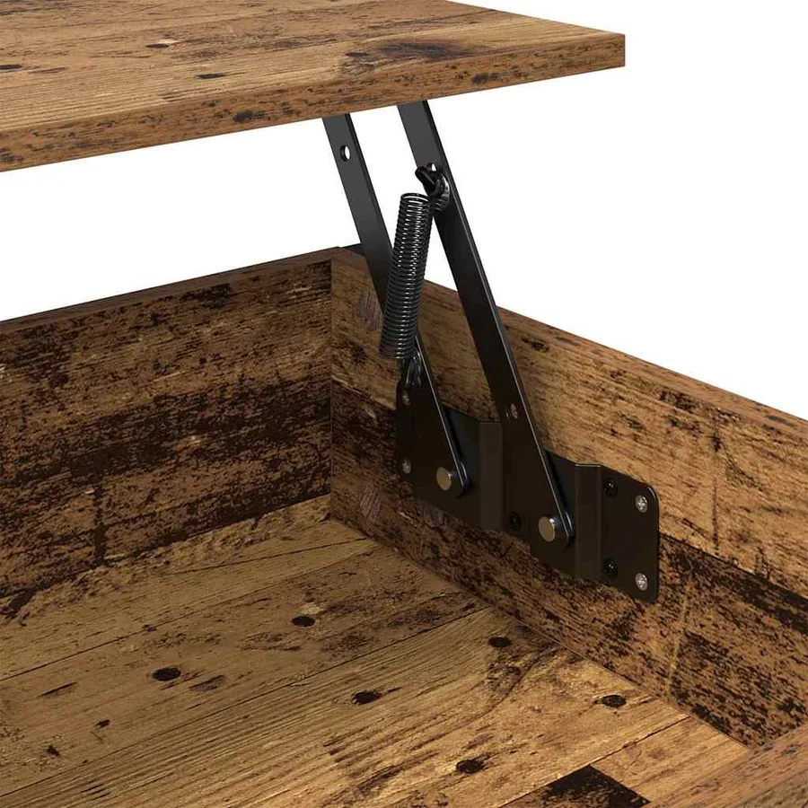 Table basse Bois Ancien 100 x 50 x 50 cm Bois d'ingénierie - 10