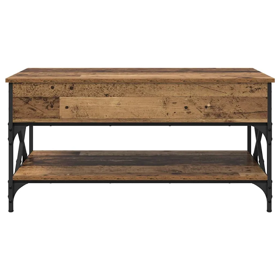 Table basse Bois Ancien 100 x 50 x 50 cm Bois d'ingénierie - 6