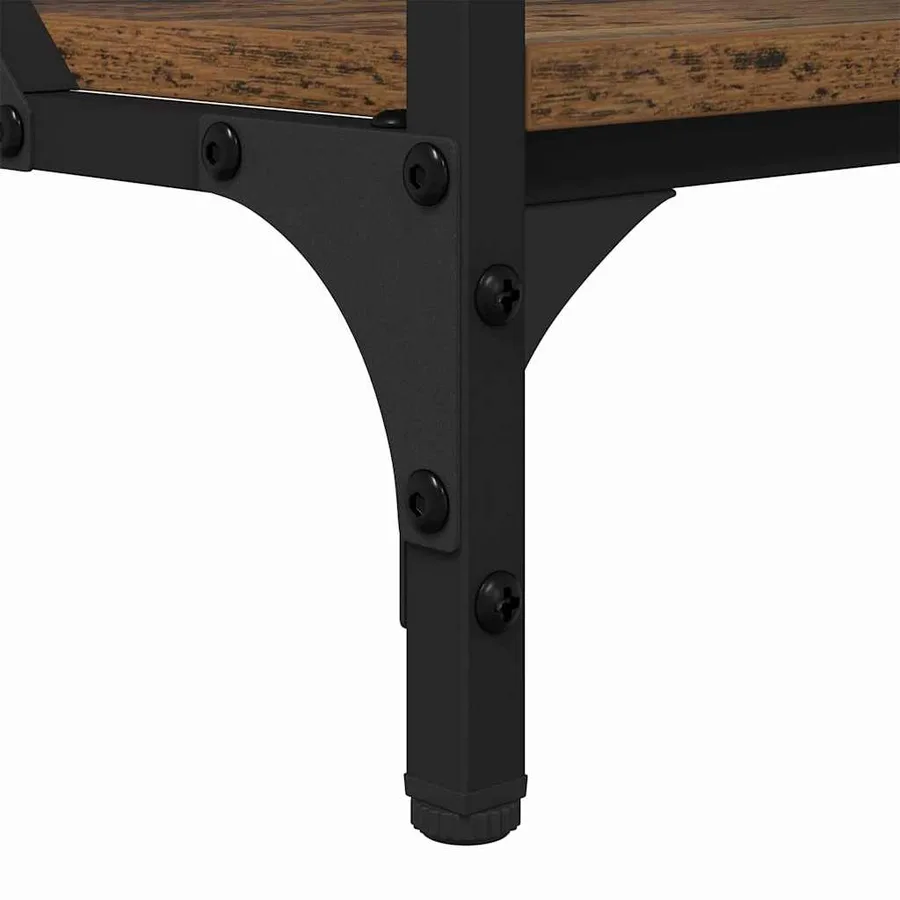 Table basse Bois Ancien 100 x 50 x 50 cm Bois d'ingénierie - 9