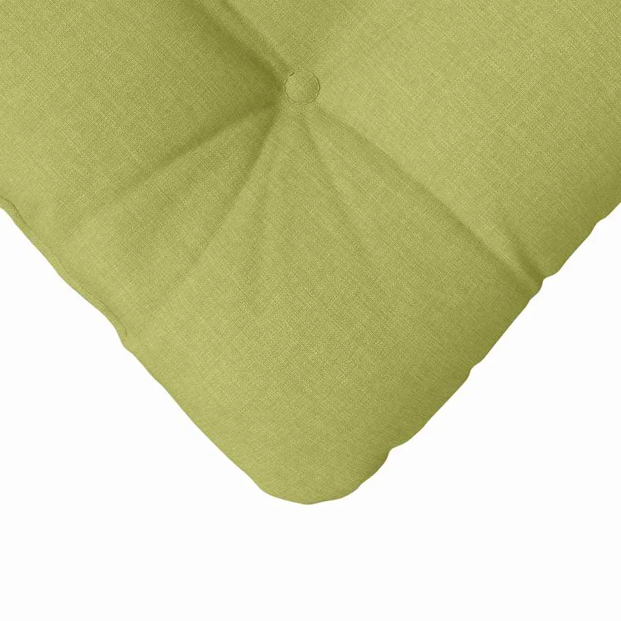 Coussins de siège 4 pcs Vert clair 45 x 45 x 12 cm tissu - 9
