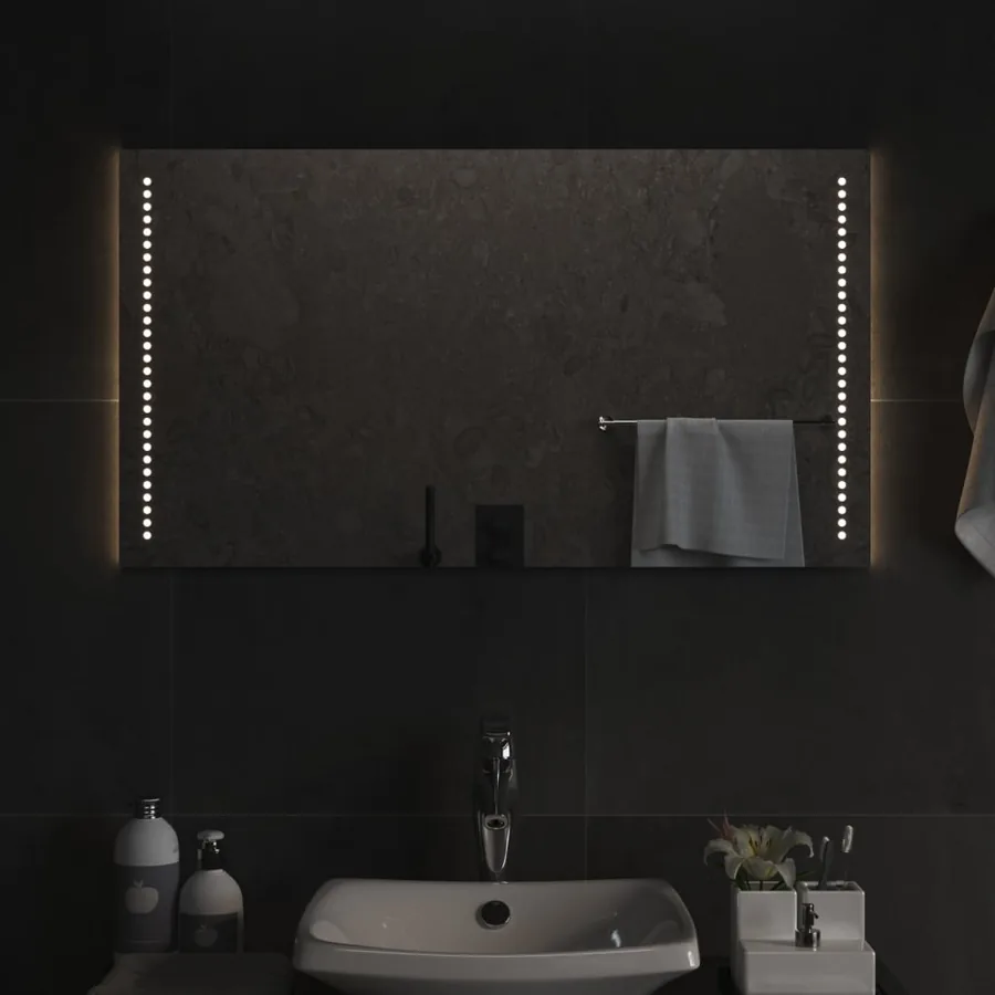 Miroir de salle de bain à LED 50x90 cm