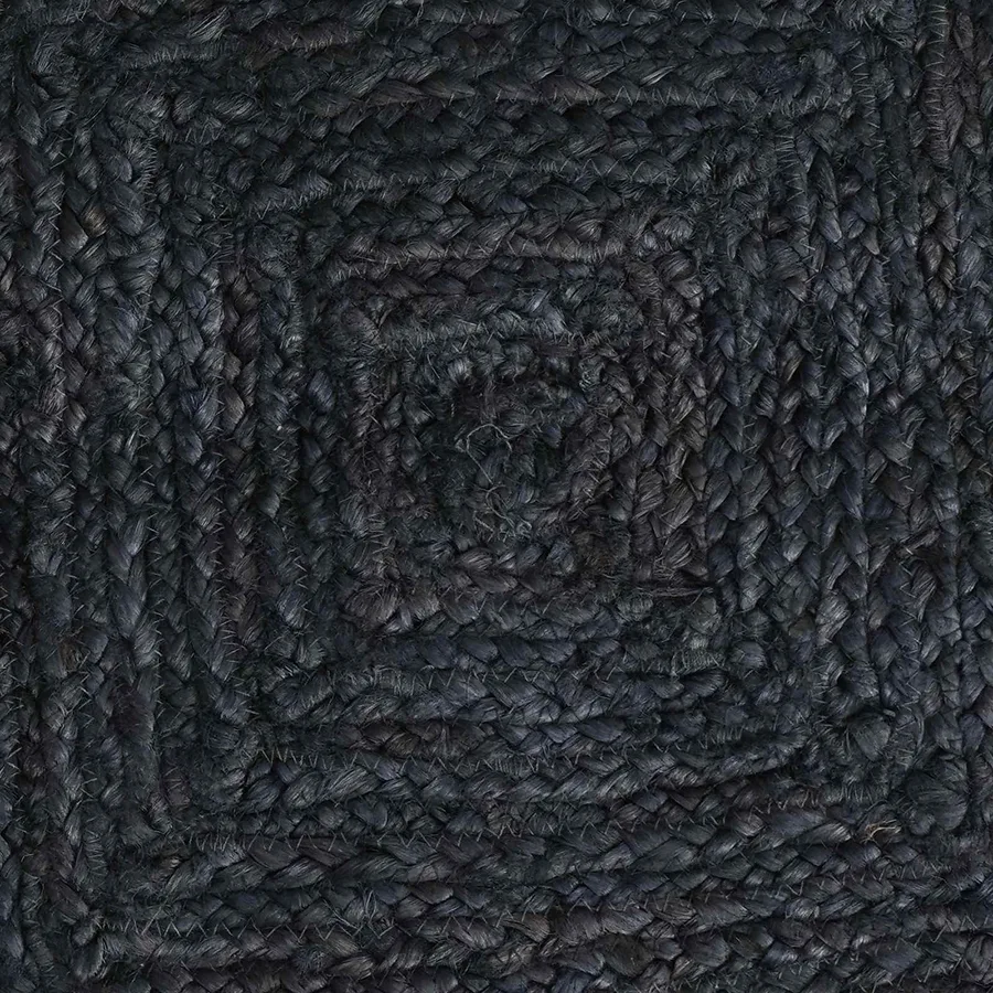 Tapis de surface Rectangulaire Gris foncé 100 x 200 cm Jute - 6