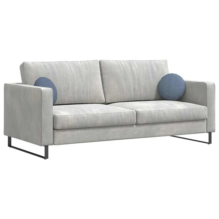 Coussins de siège 2 pcs Bleu Ø30 x 13 cm - 3
