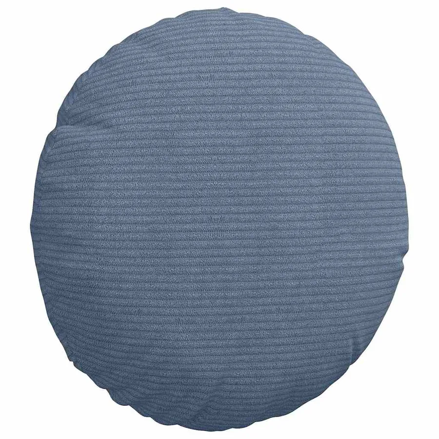 Coussins de siège 2 pcs Bleu Ø30 x 13 cm - 5