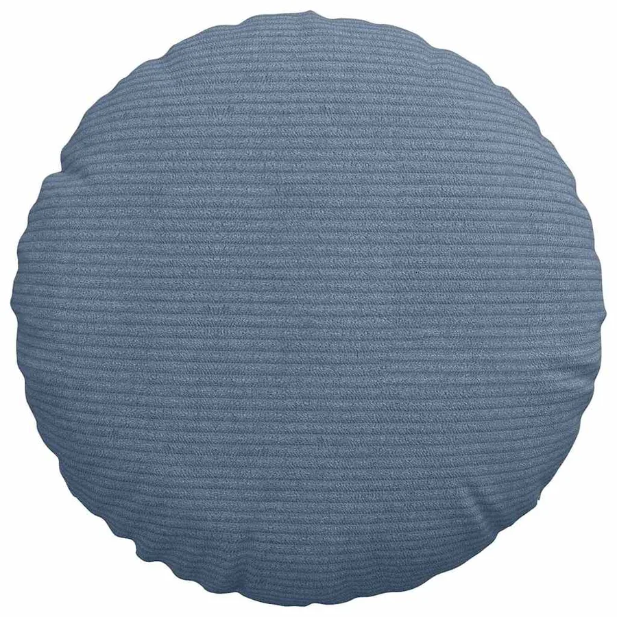 Coussins de siège 2 pcs Bleu Ø30 x 13 cm - 6
